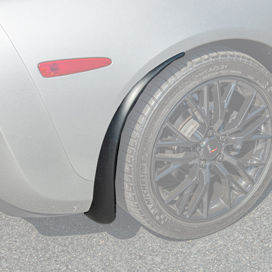 Chevrolet Corvette C6 Base Rear Splash Guards Mud Flaps