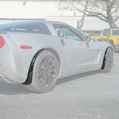 Chevrolet Corvette C6 Base Front & Rear Splash Guards Mud Flaps