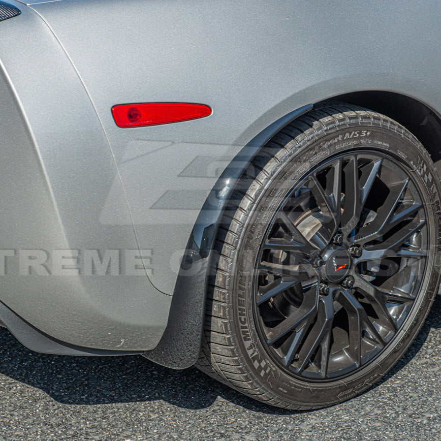 Chevrolet Corvette C6 Base Rear Splash Guards Mud Flaps
