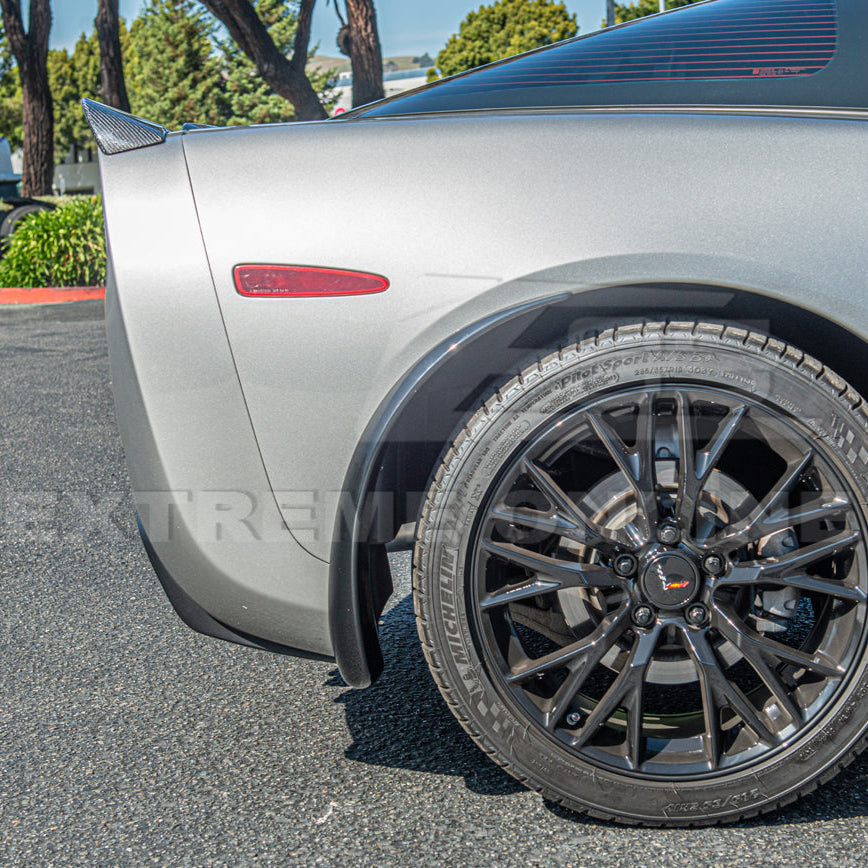 Chevrolet Corvette C6 Base Rear Splash Guards Mud Flaps