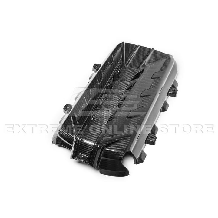 2020-Up Corvette C8 DRY CARBON FIBER LT2 Rear Engine Cover