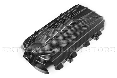 Corvette C8 Coupe Carbon Fiber Engine Cover With Bay Panel Insert