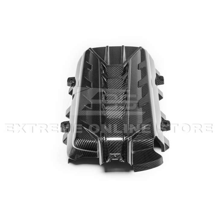 2020-Up Corvette C8 DRY CARBON FIBER LT2 Rear Engine Cover