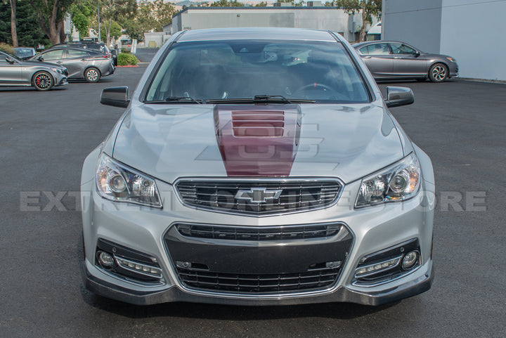 2013-15 Chevrolet SS Carbon Fiber Front Bumper Lip Splitter &amp; Side Skirts