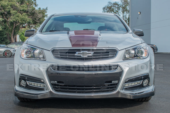 2013-15 Chevrolet SS Carbon Fiber Front Bumper Lip Splitter &amp; Side Skirts