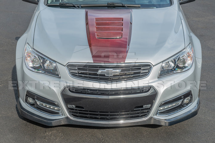 2013-15 Chevrolet SS Carbon Fiber Front Bumper Lip Splitter &amp; Side Skirts