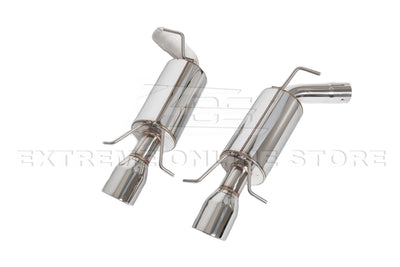 2009-2015 Cadillac CTS-V Sedan Stainless Steel Axle Back Dual Tips Exhaust