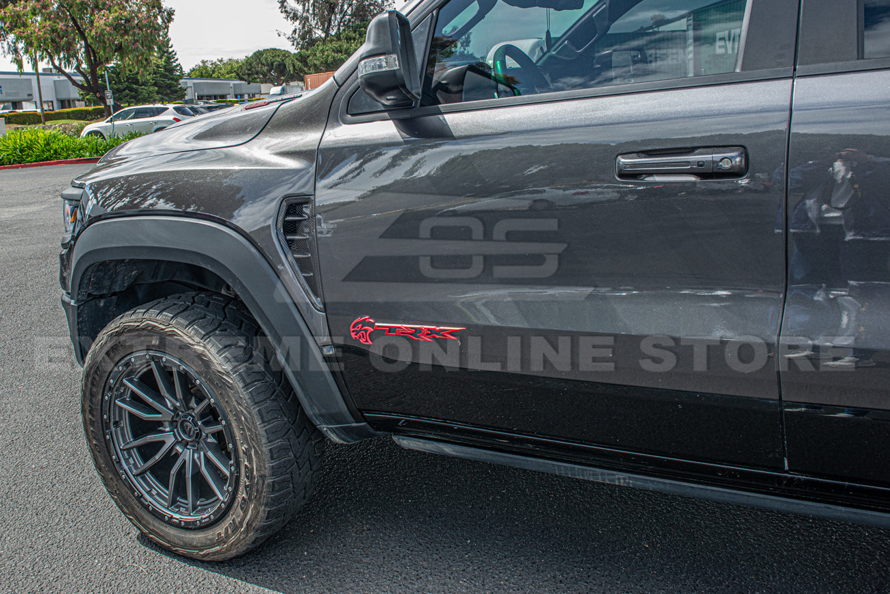 2019-Up Ram 1500 TRX Carbon Fiber Side Door Fender Vent Trim