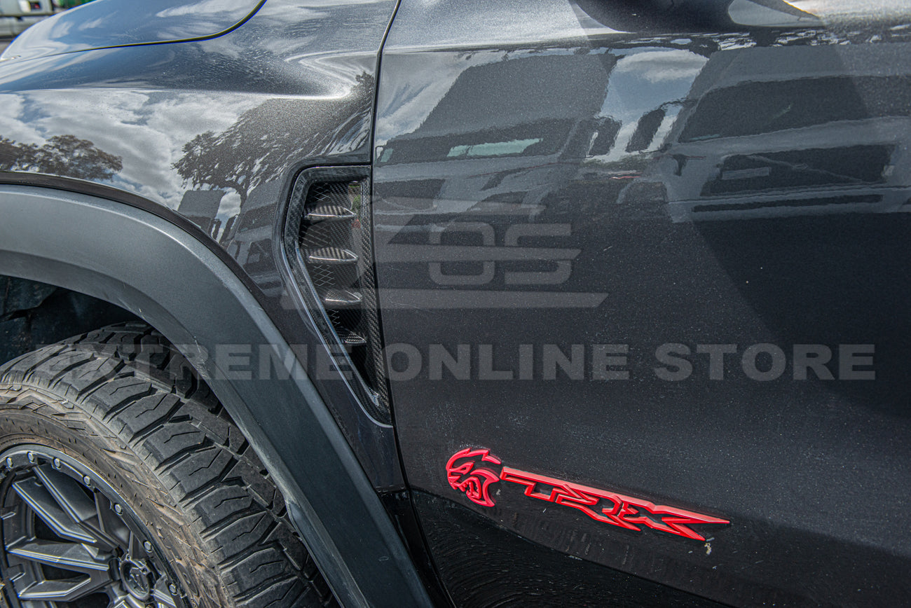 2019-Up Ram 1500 TRX Carbon Fiber Side Door Fender Vent Trim