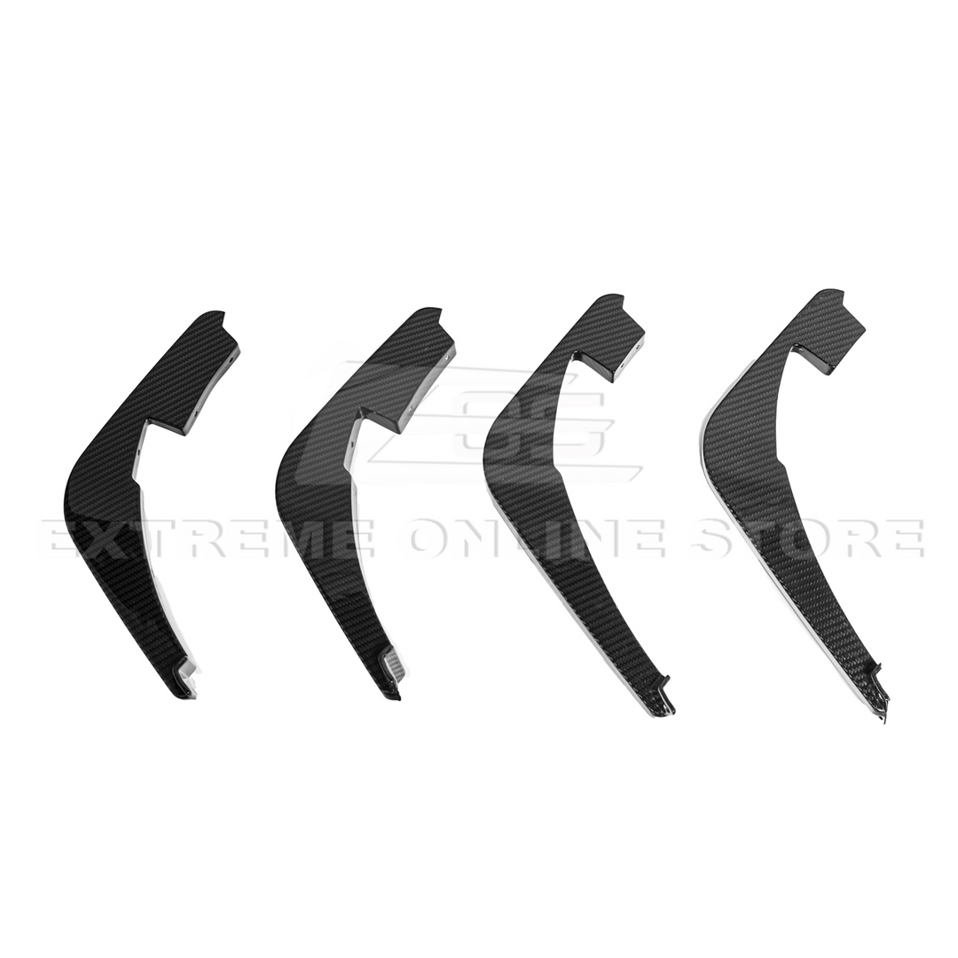 Corvette C8 Stingray DRY CARBON FIBEr Add-On Rear Diffuser Fin