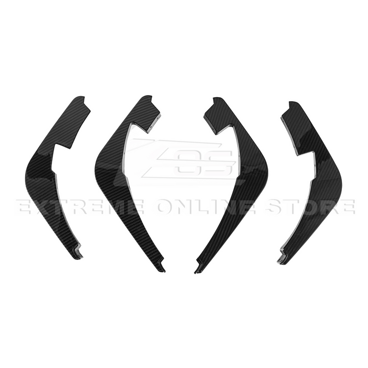 Corvette C8 Stingray DRY CARBON FIBEr Add-On Rear Diffuser Fin