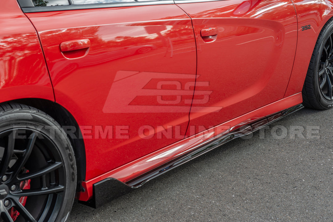 2015-Up Dodge Charger SRT Performance Front Splitter &amp; Rocker Panel