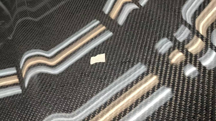 Actual outlet unit ROOF-1331-BKCF-C-1 - surface defect close-up as received