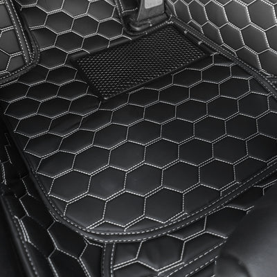 5th Gen Camaro Premium Honeycomb Leather Floor Mat Liners