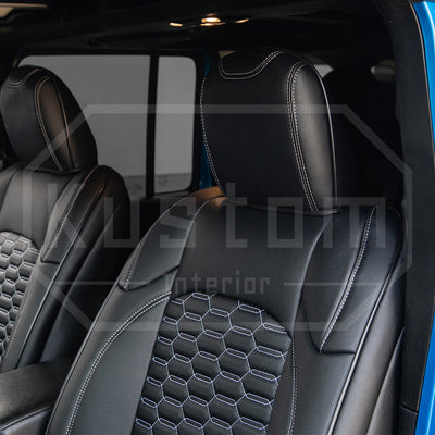 2018-Up Jeep Wrangler JL Custom Leather Seat Covers