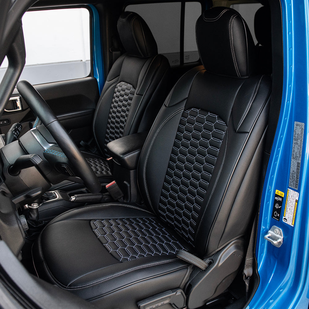 2018 Up Jeep Wrangler JL Custom Leather Seat Covers