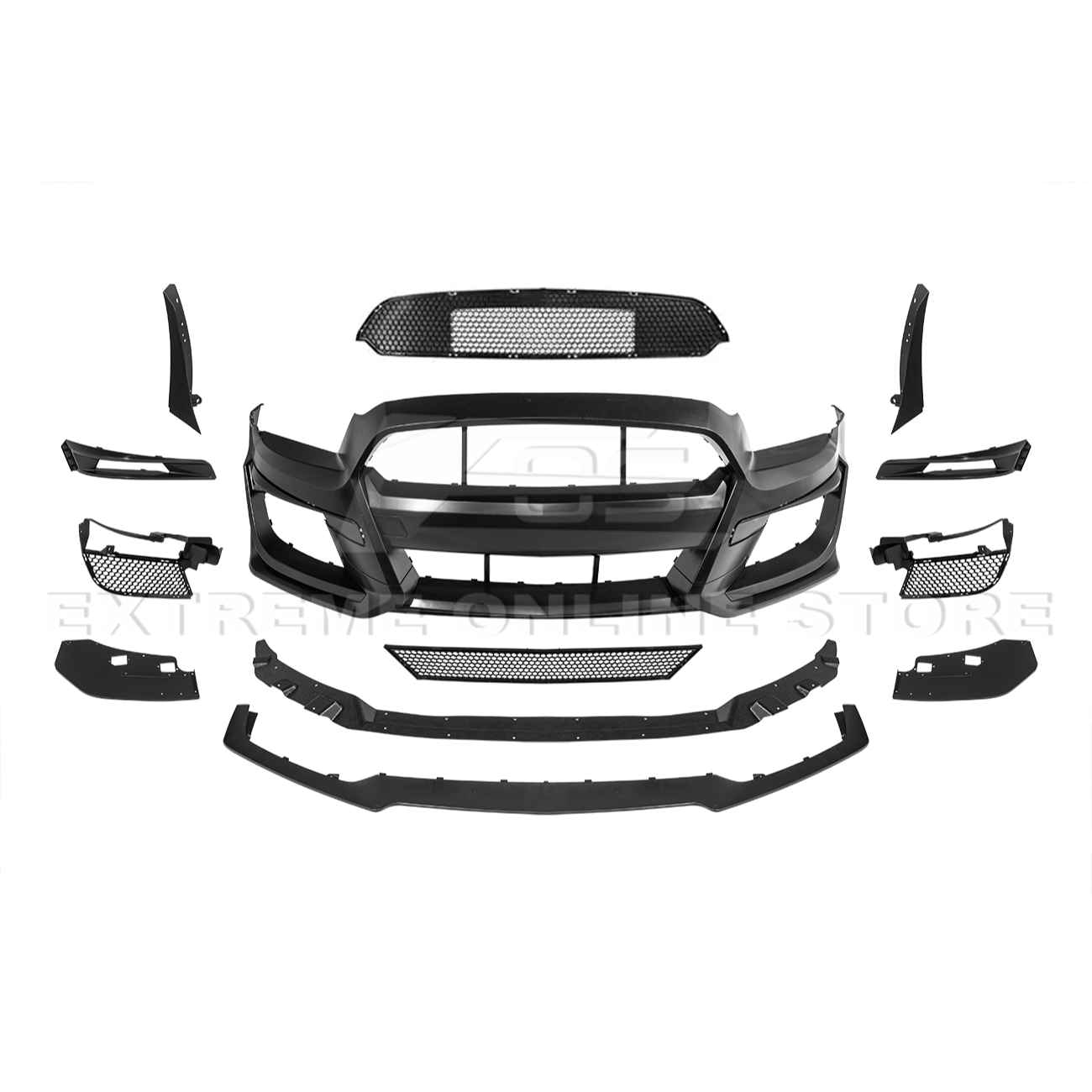 2010-14 Mustang | S550 GT500 Style Front Bumper