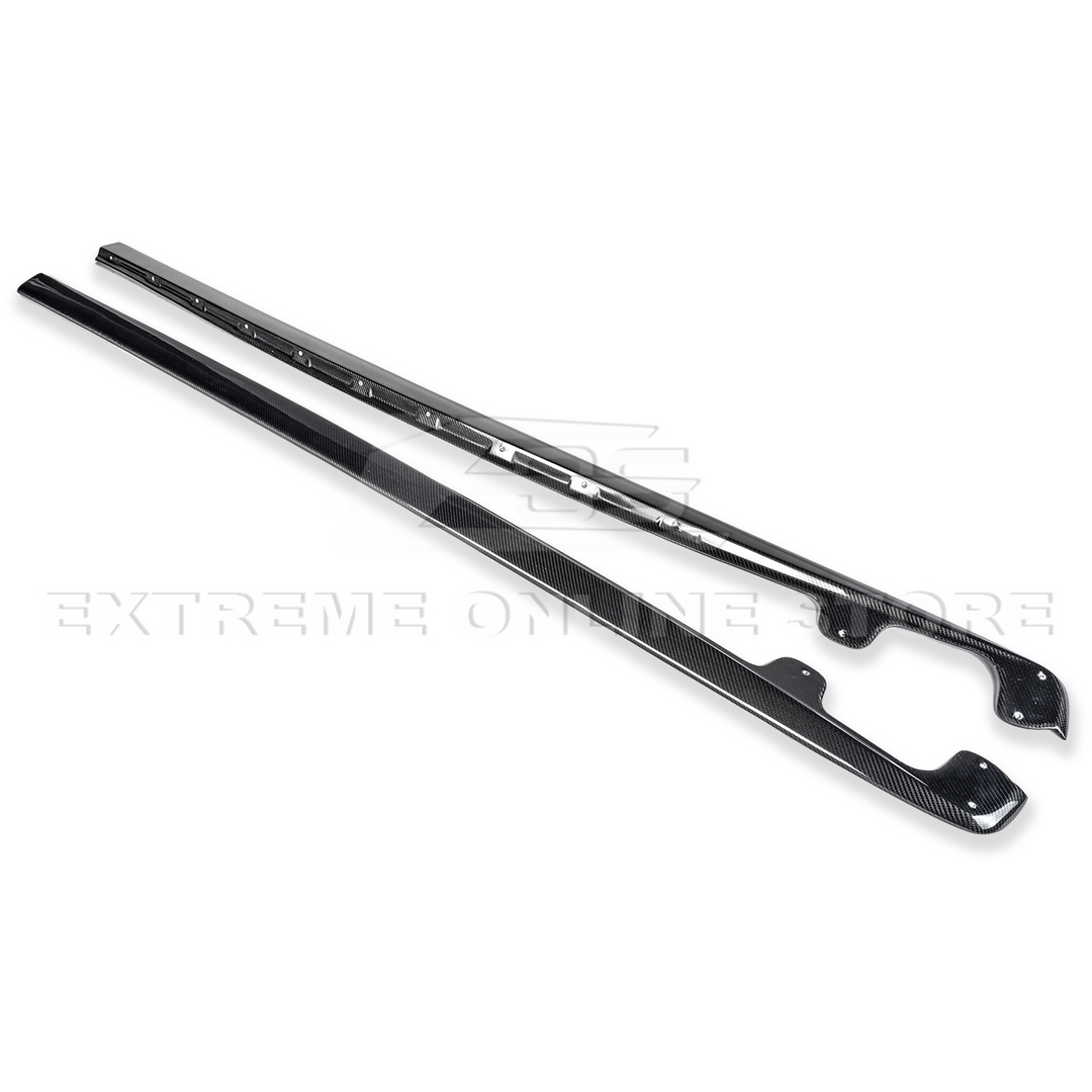 Corvette C6 Base Model Extended Front Splitter Lip &amp; Side Skirts Rocker Panels