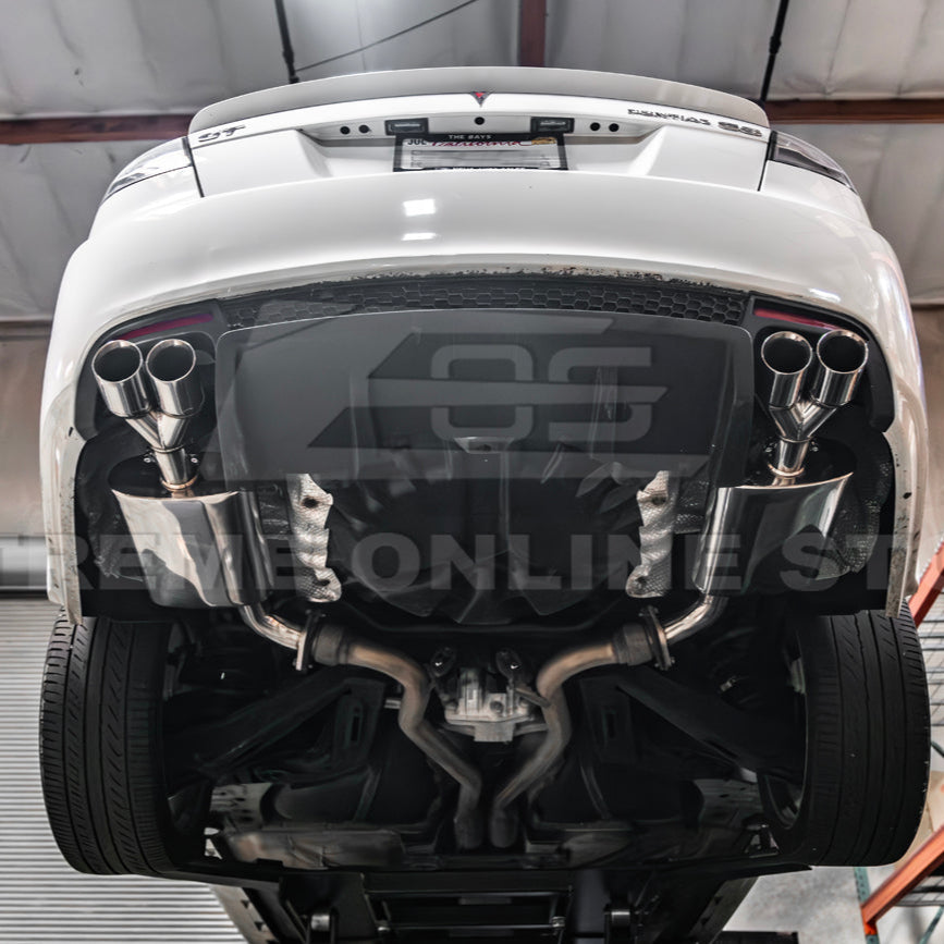 2008-2009 Pontiac G8 T-304 Muffler Delete Quad Tips Axle Back Exhaust