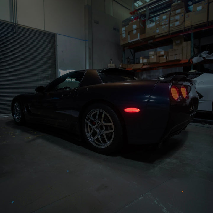 Corvette C5 | Rear Bumper Red LED Side Marker Lights