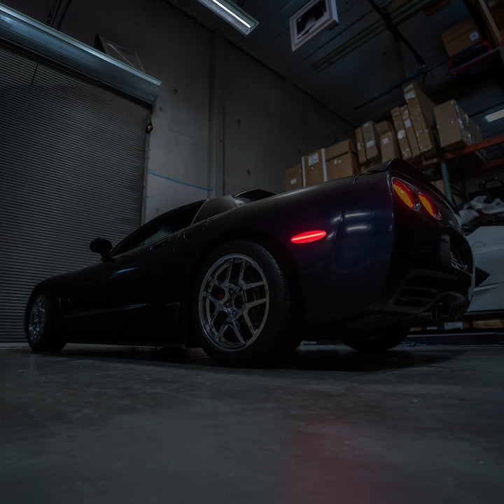 Corvette C5 | Rear Bumper Red LED Side Marker Lights