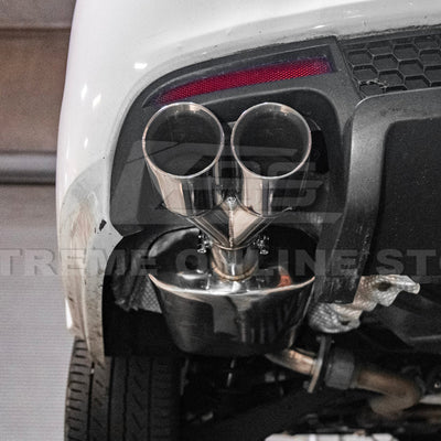 2008-2009 Pontiac G8 T-304 Muffler Delete Quad Tips Axle Back Exhaust