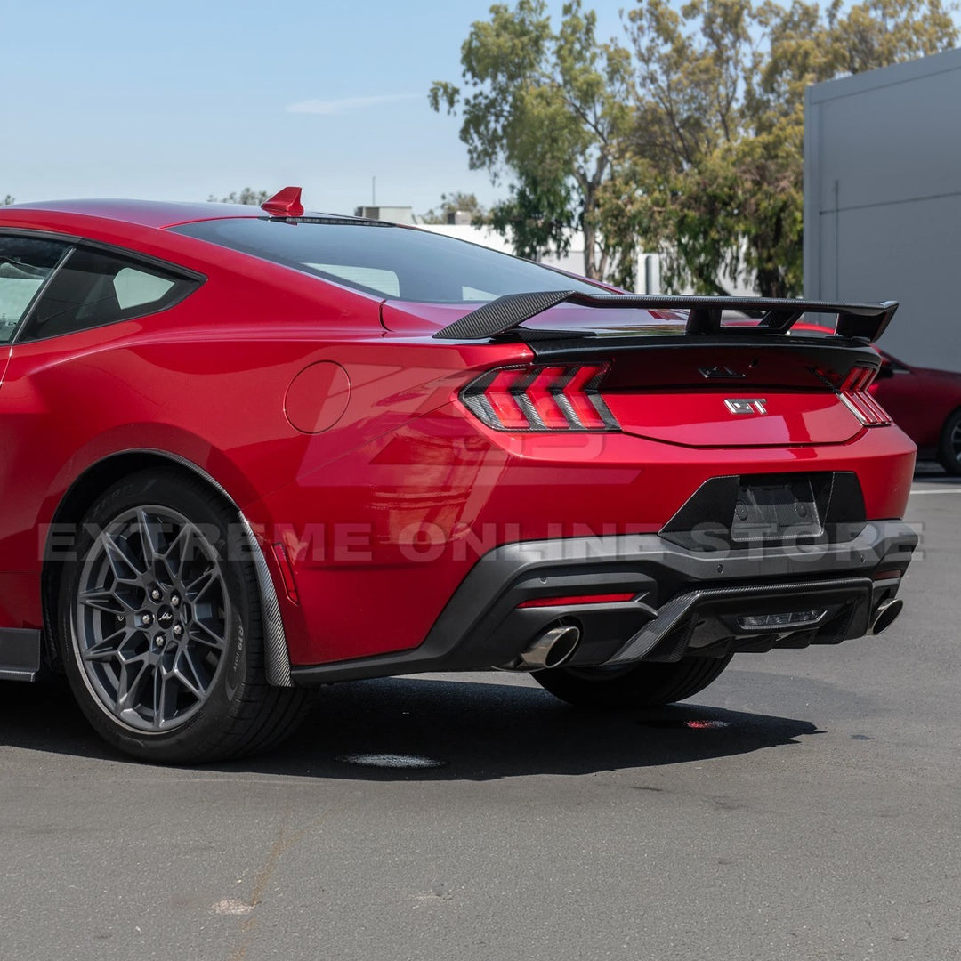 2024+ Ford Mustang Dry Carbon Fiber Mud Flap