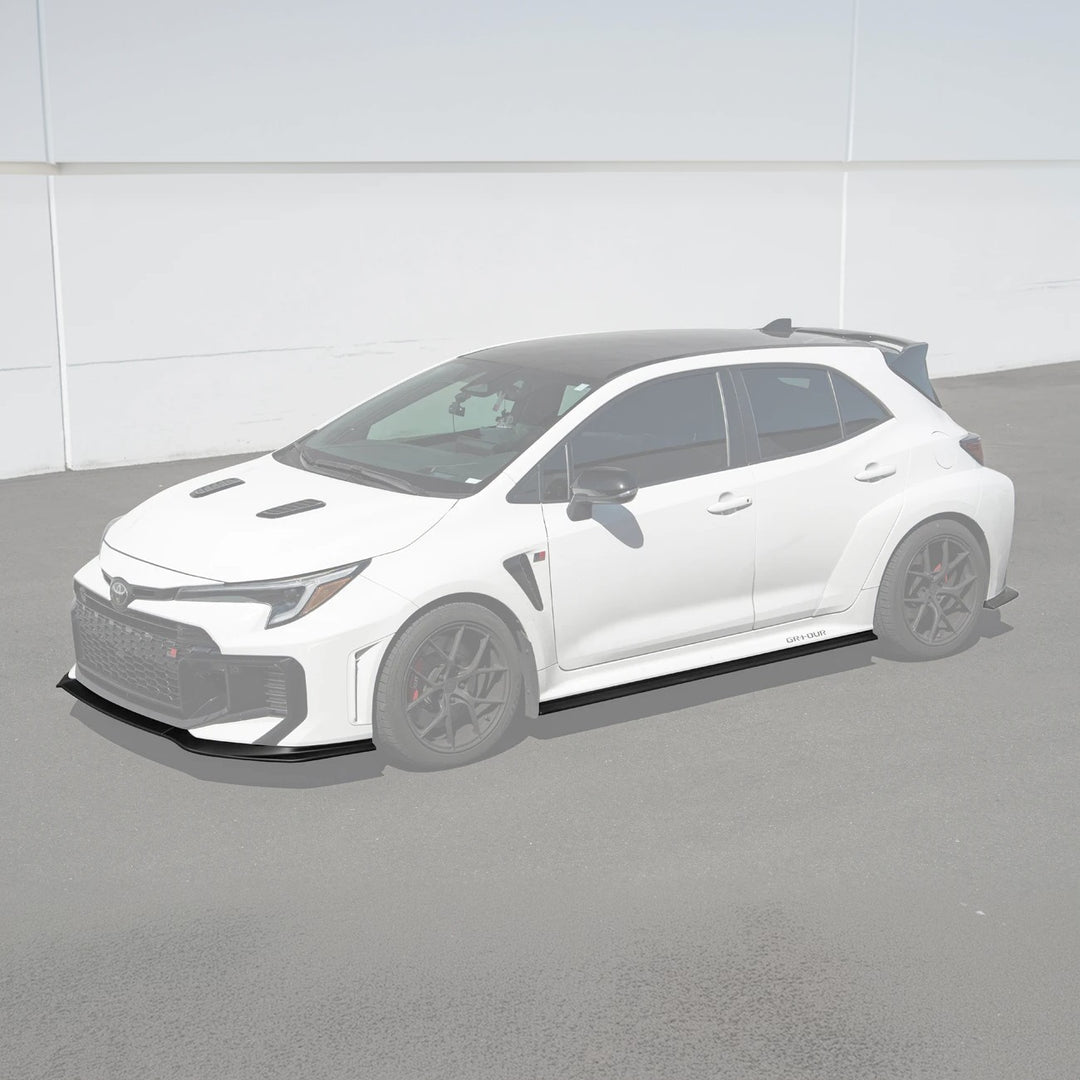 2025-Up GR Corolla GR Package Front Splitter Lip w/ Side Skirts
