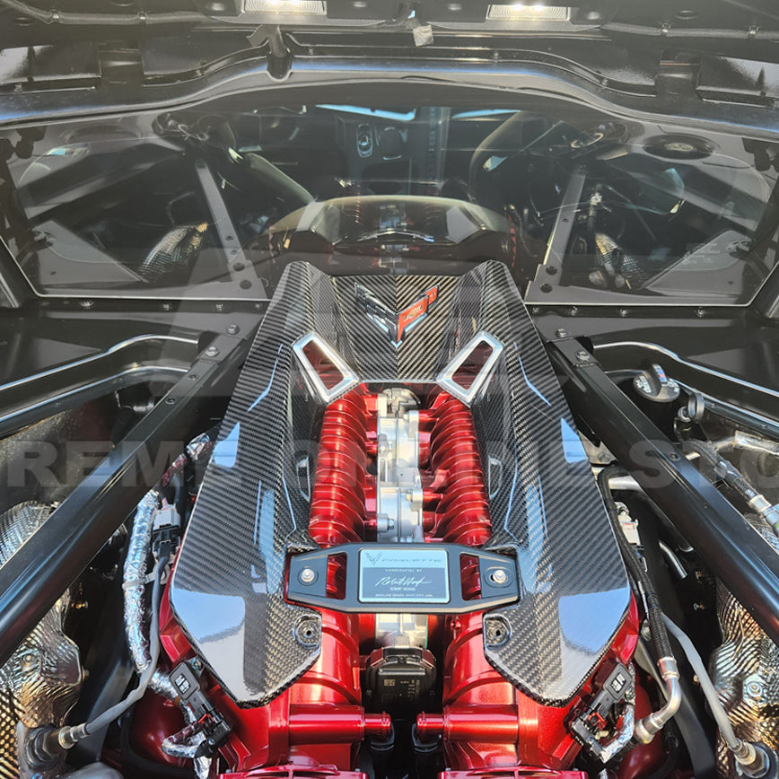 Chevrolet Corvette C8 Z06 DRY CARBON FIBER Engine Cover