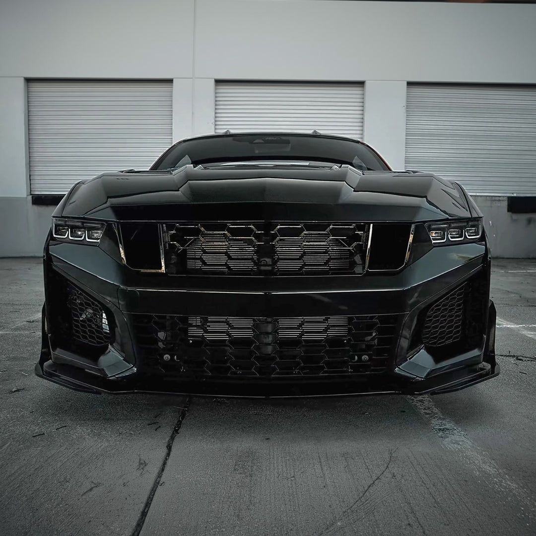 2024-Up Mustang Dark Horse SC Replacement Primed Front Bumper Cover Grille Lip (Pre-sale)