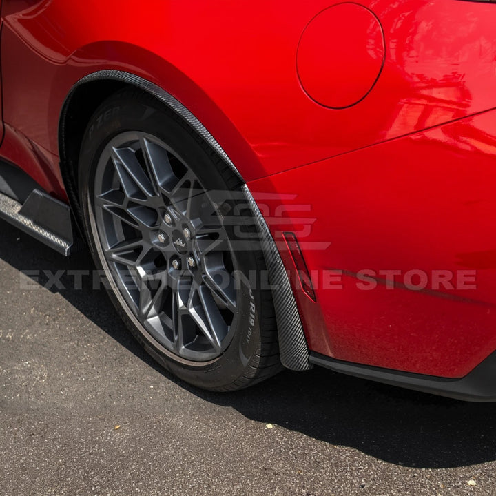 2024+ Ford Mustang Dry Carbon Fiber Mud Flap