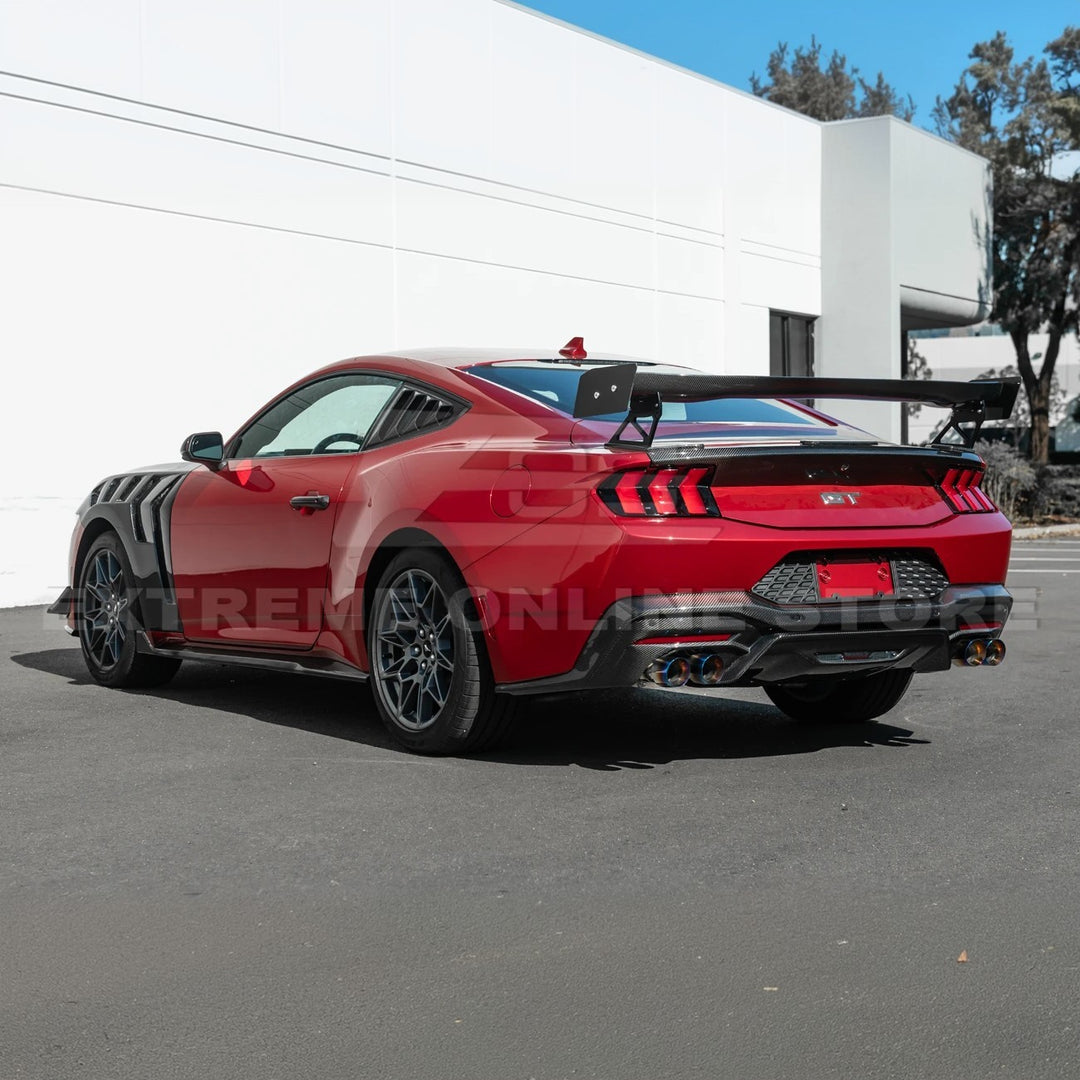 2024+ Ford Mustang V2 Package Carbon Fiber Rear Bumper Diffuser