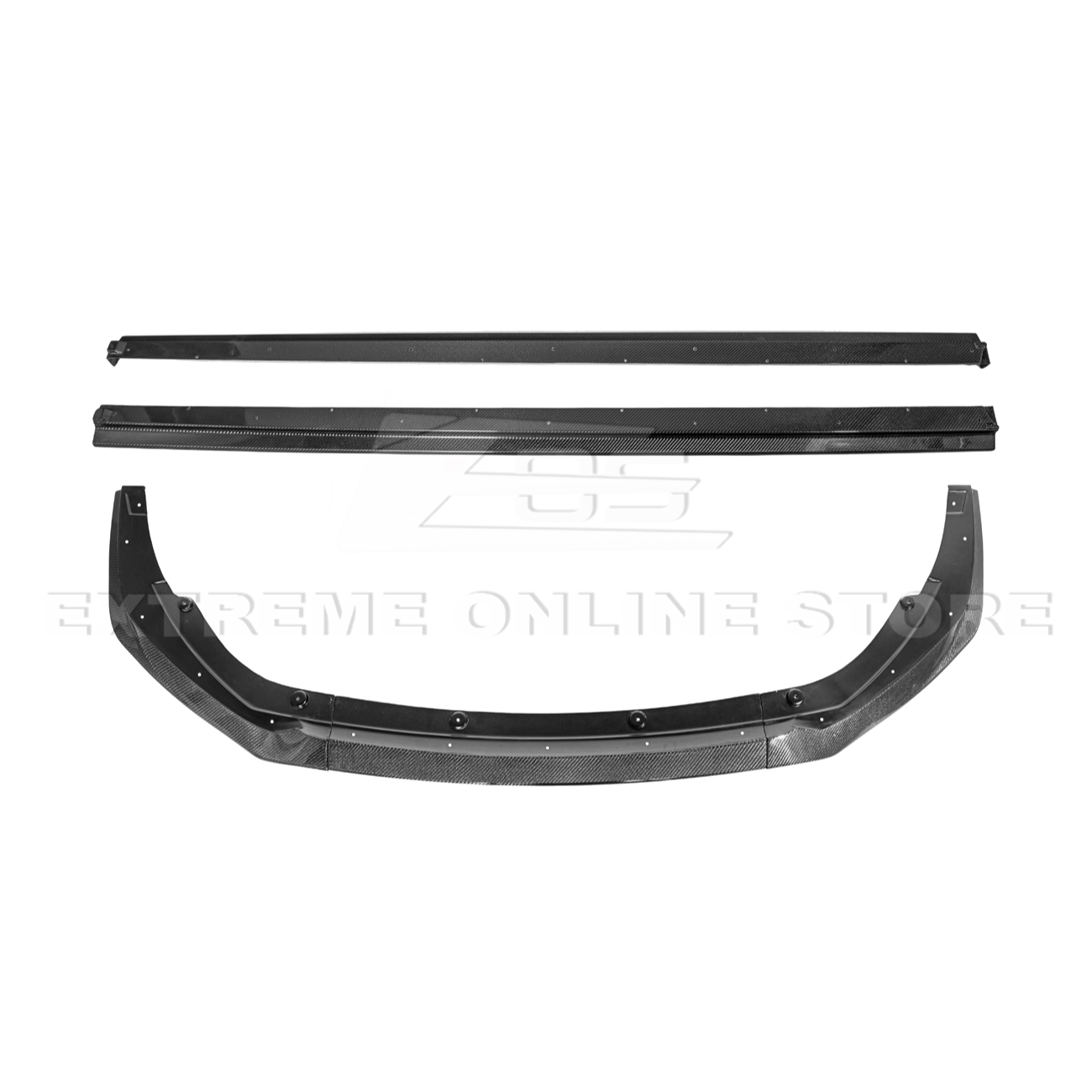 2025-Up GR Corolla GR Package Front Splitter Lip w/ Side Skirts