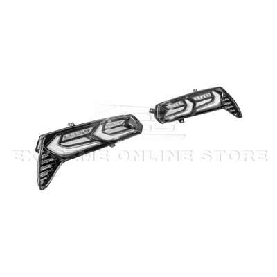 2014-19 Corvette C7 Smoke / Clear Lens Rear Taillight