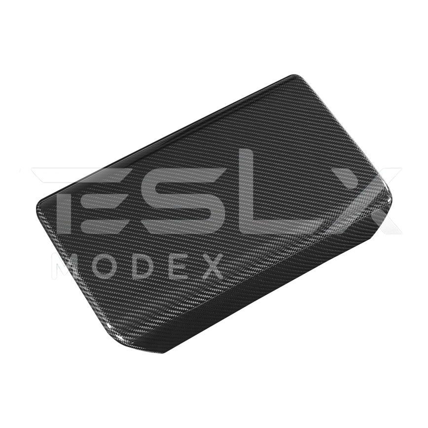 2020-Up Tesla Model 3 &amp; Y Carbon Fiber Interior Center Armrest Cover