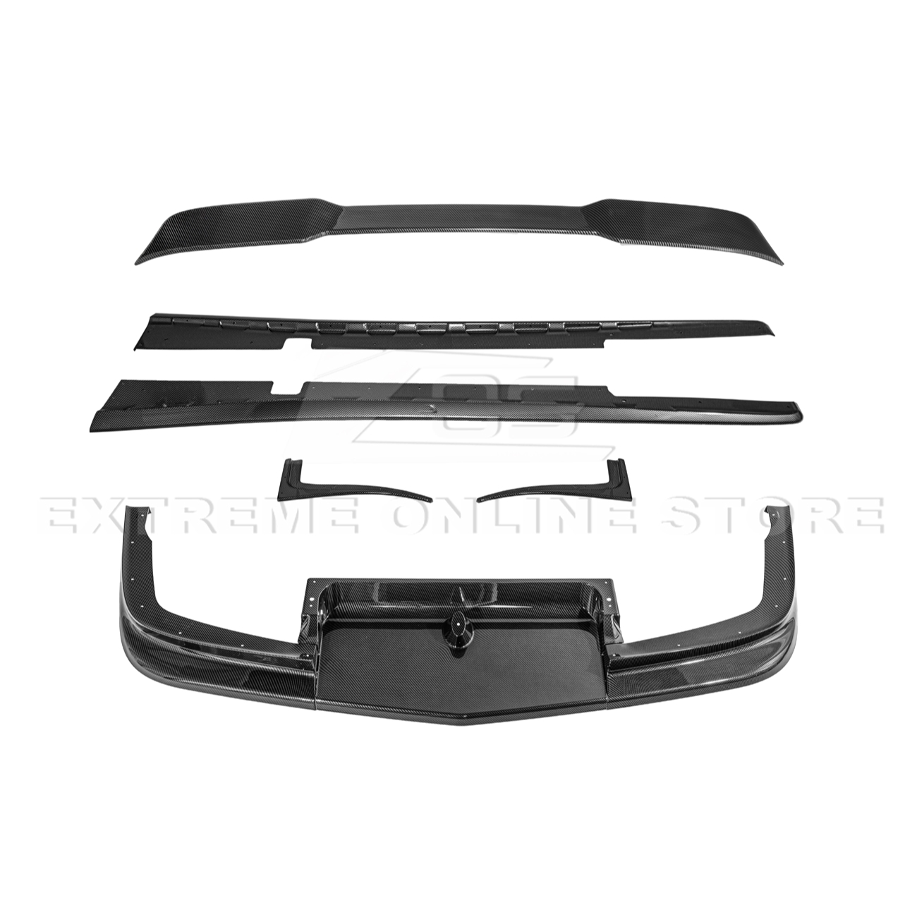 1997-04 Corvette C5 ZR1 Front Vented Lip Side Skirts Rear Spoiler