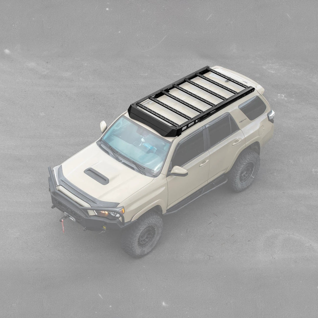 2010-24 Toyota 4Runner V2 Carbon Steel Black Top Roof Rack Cargo Carrier