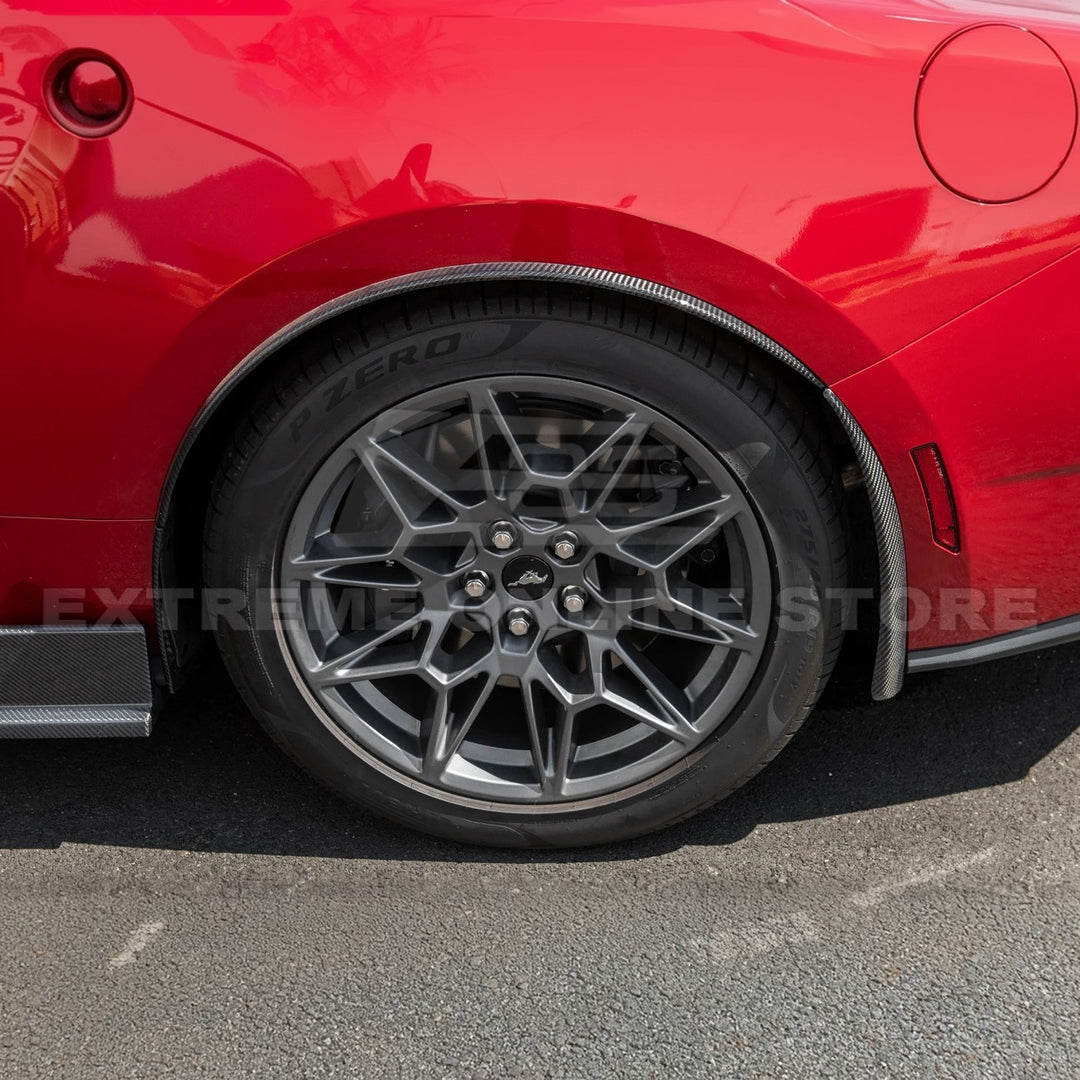 2024+ Ford Mustang Dry Carbon Fiber Mud Flap