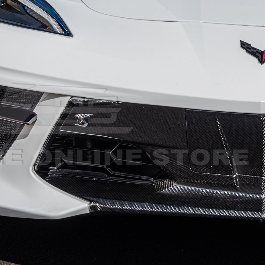 Chevrolet Corvette C8 DRY CARBON FIBER Fascia Panel Grille Cover