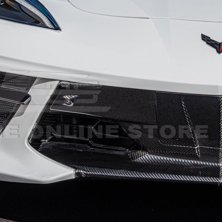Chevrolet Corvette C8 DRY CARBON FIBER Fascia Panel Grille Cover