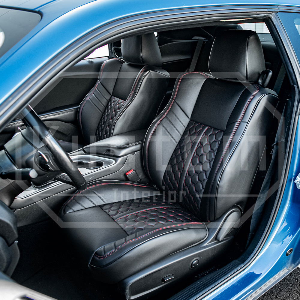 2015-Up Dodge Challenger Custom Leather Seat Covers (Performance Seat)