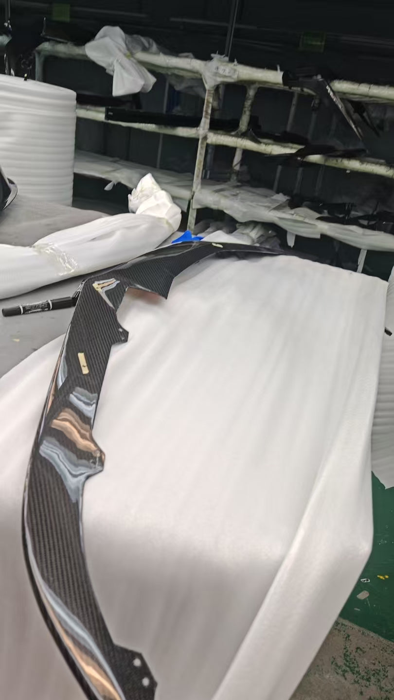 2016-19 Cadillac CTS-V Front Splitter outlet C-1 FLIP-121-BKCF