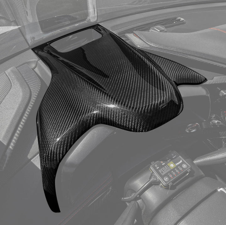 2020-25 Corvette C8 | DRY CARBON FIBER Replacement Upper Dash Instrument Panel