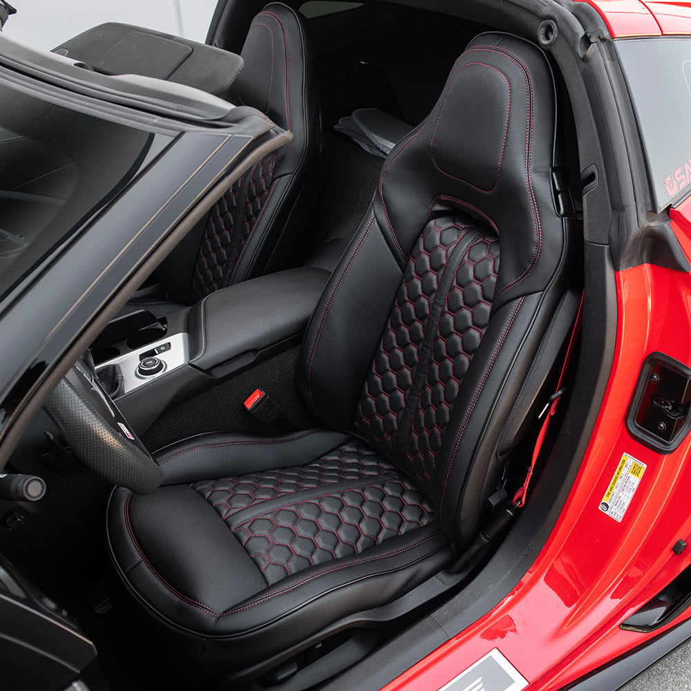Chevrolet Corvette C7 Custom Leather Seat Covers