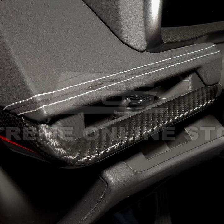 Corvette C8 DRY CARBON FIBER Dash Trim