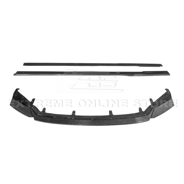 2021-Up Lexus IS Novel Style Front Lip Splitter &amp; Side Skirts