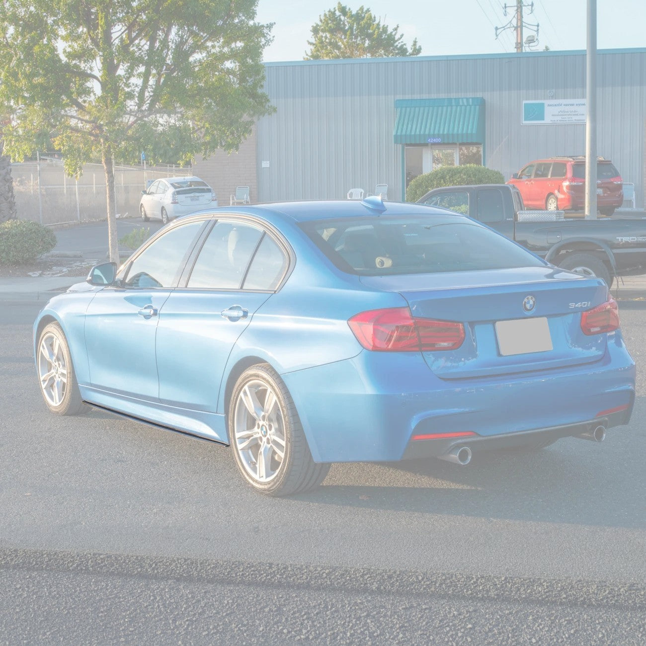2012-18 BMW 3-Series F30 31 M-Sport Extended Carbon Fiber Side Skirts