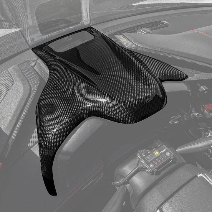 2020-25 Corvette C8 | DRY CARBON FIBER Replacement Upper Dash Instrument Panel