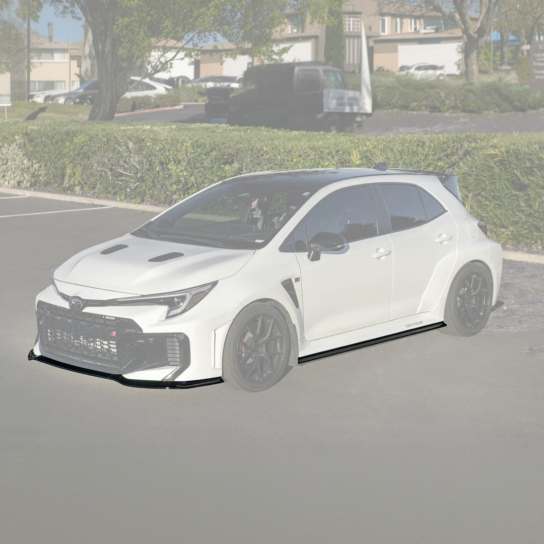 2025-Up GR Corolla GR Package Front Splitter Lip w/ Side Skirts