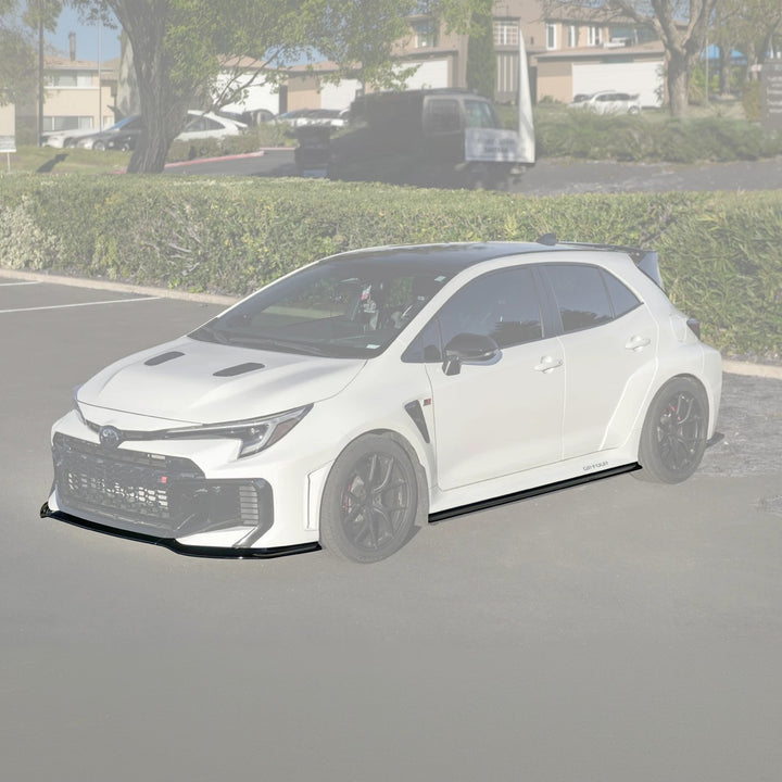 2025-Up GR Corolla GR Package Front Splitter Lip w/ Side Skirts
